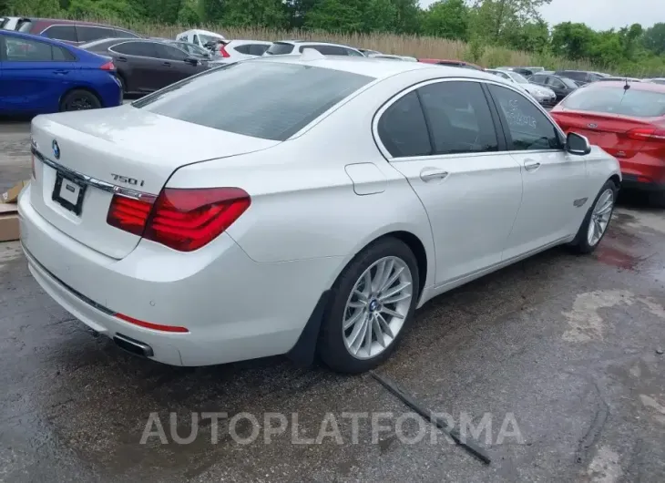 BMW 750I 2015 vin WBAYB6C53FD225261 from auto auction Iaai