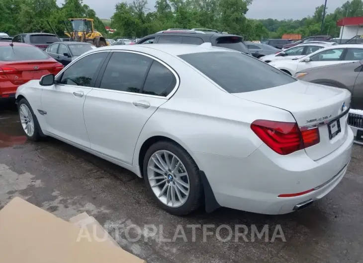 BMW 750I 2015 vin WBAYB6C53FD225261 from auto auction Iaai