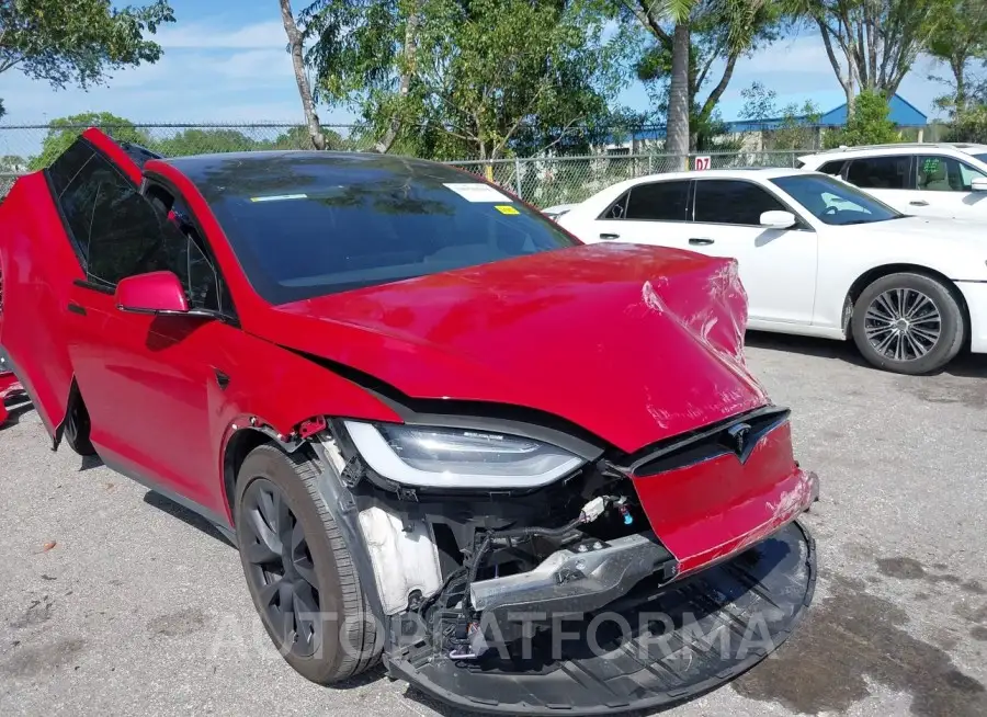 TESLA MODEL X 2022 vin 7SAXCAE51NF344576 from auto auction Iaai