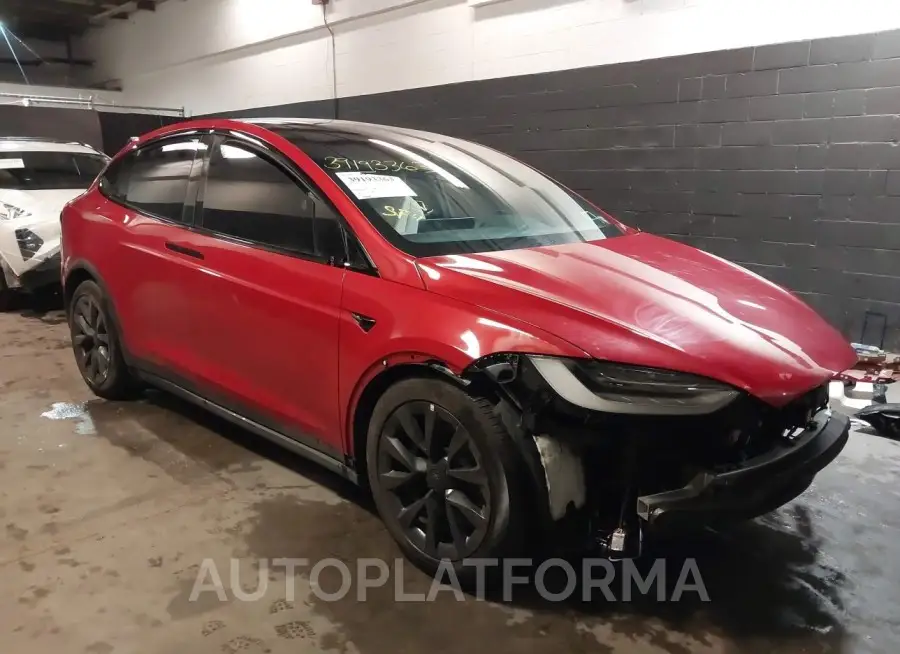 TESLA MODEL X 2023 vin 7SAXCBE52PF381015 from auto auction Iaai