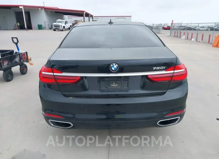 BMW 750I 2016 vin WBA7F0C51GGL99682 from auto auction Iaai