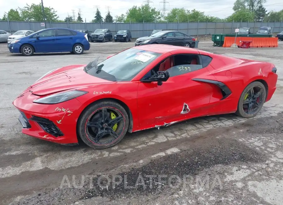 CHEVROLET CORVETTE STINGRAY 2022 vin 1G1YA2D45N5121733 from auto auction Iaai