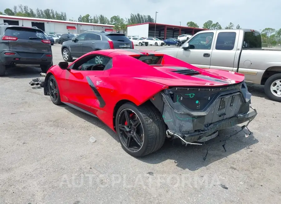 CHEVROLET CORVETTE STINGRAY 2021 vin 1G1YB3D47M5102070 from auto auction Iaai