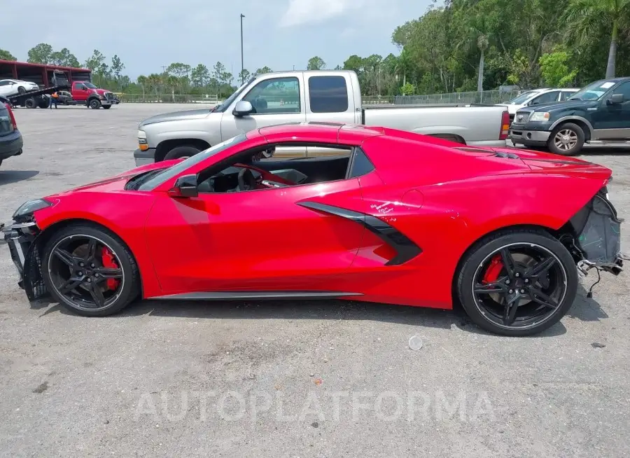 CHEVROLET CORVETTE STINGRAY 2021 vin 1G1YB3D47M5102070 from auto auction Iaai