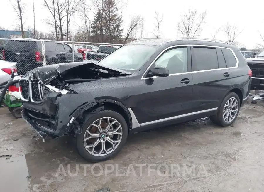 BMW X7 2021 vin 5UXCW2C06M9G56791 from auto auction Iaai