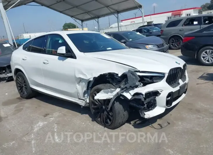 BMW X6 2021 vin 5UXCY4C05M9G23206 from auto auction Iaai