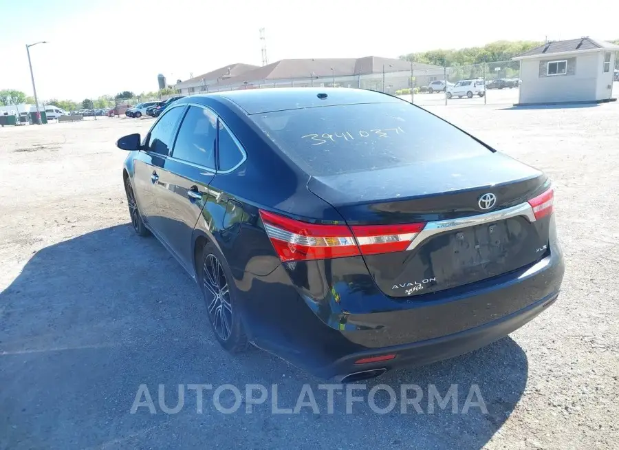 TOYOTA AVALON 2015 vin 4T1BK1EB9FU155212 from auto auction Iaai