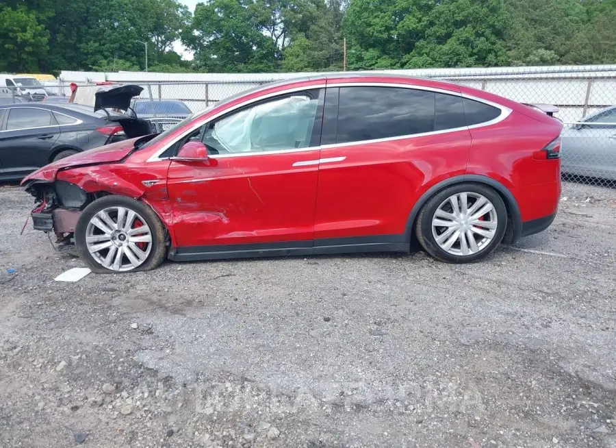 TESLA MODEL X 2016 vin 5YJXCBE42GF011901 from auto auction Iaai