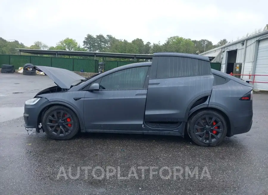 TESLA MODEL X 2023 vin 7SAXCBE61PF384285 from auto auction Iaai