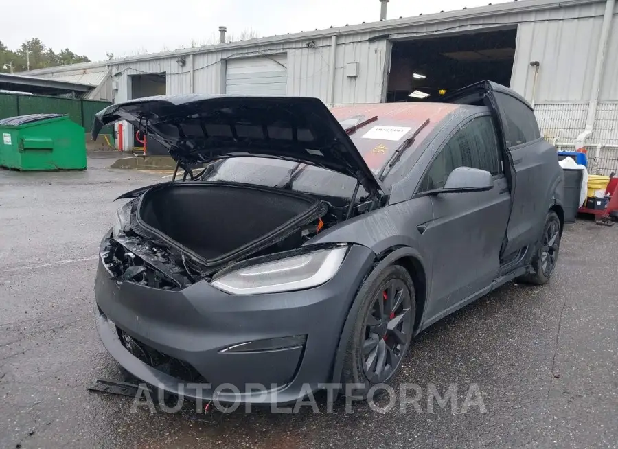 TESLA MODEL X 2023 vin 7SAXCBE61PF384285 from auto auction Iaai