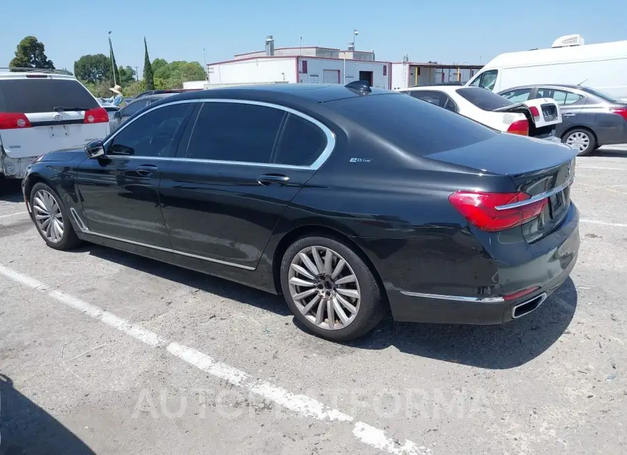 BMW 740E 2019 vin WBA7J2C55KB246416 from auto auction Iaai