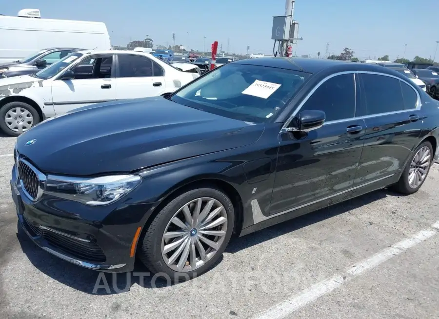 BMW 740E 2019 vin WBA7J2C55KB246416 from auto auction Iaai