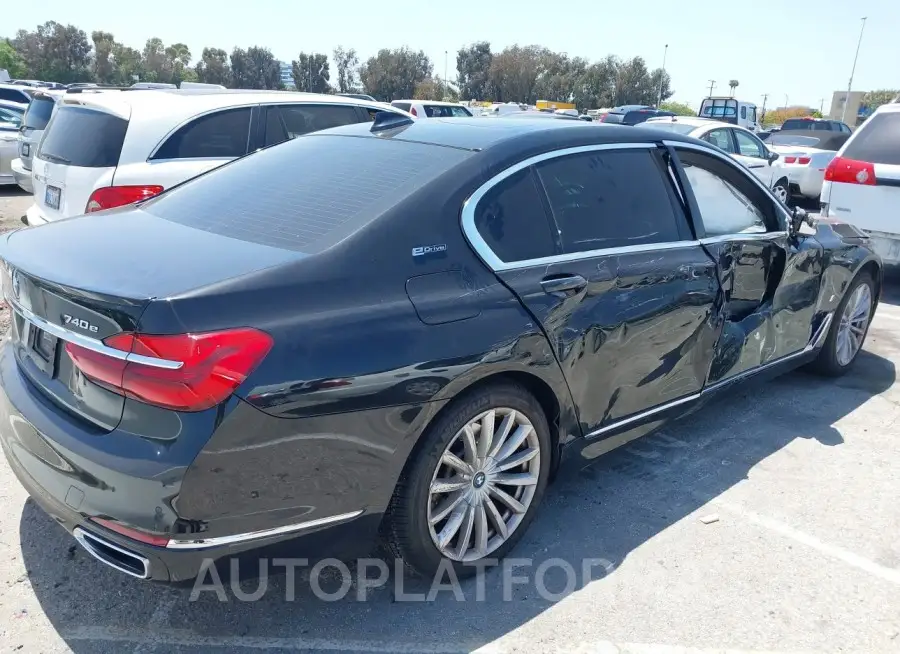 BMW 740E 2019 vin WBA7J2C55KB246416 from auto auction Iaai