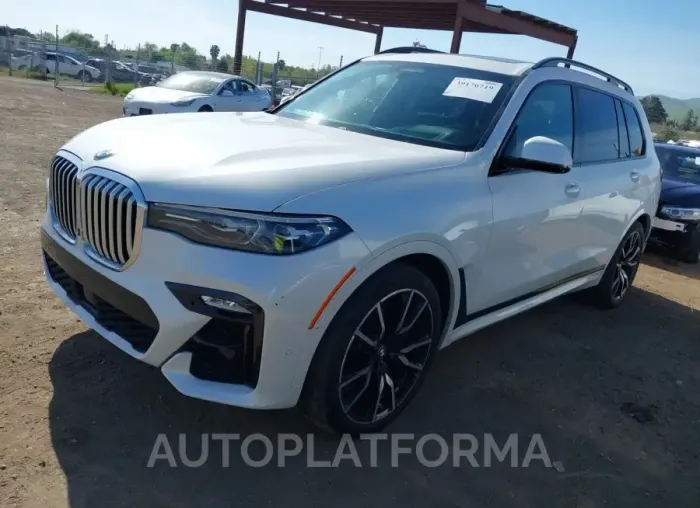 BMW X7 2019 vin 5UXCX4C59KLS37075 from auto auction Iaai