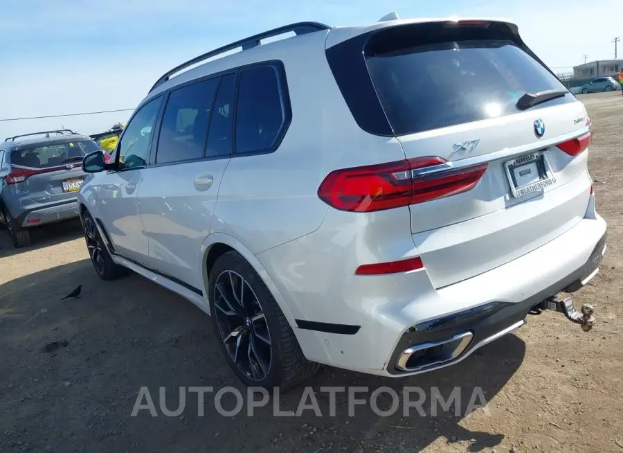 BMW X7 2019 vin 5UXCX4C59KLS37075 from auto auction Iaai