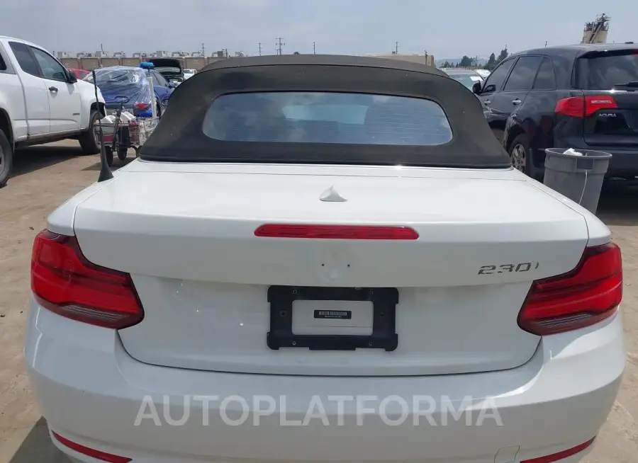 BMW 230I 2018 vin WBA2M7C57JVD51893 from auto auction Iaai