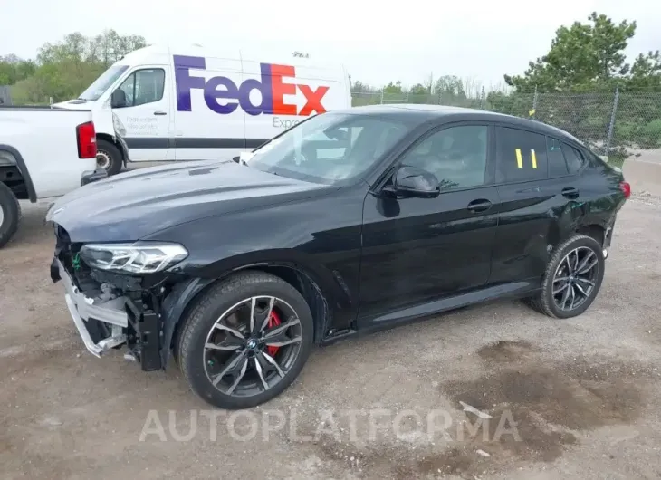 BMW X4 2022 vin 5UX43DT00N9K75882 from auto auction Iaai