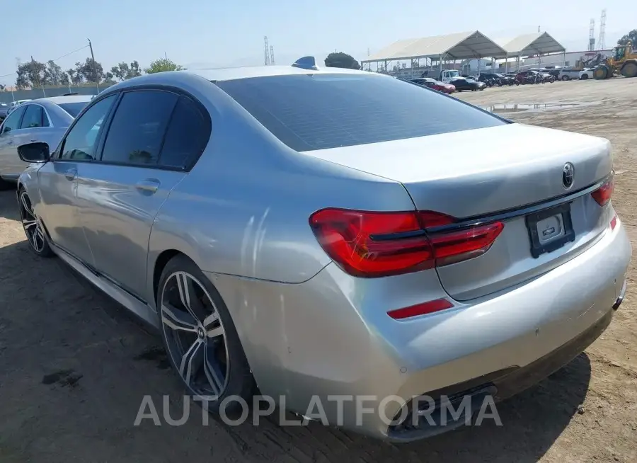 BMW 740I 2018 vin WBA7E2C52JB216292 from auto auction Iaai