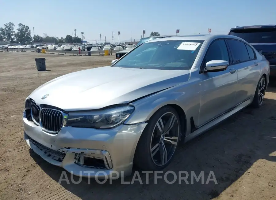 BMW 740I 2018 vin WBA7E2C52JB216292 from auto auction Iaai