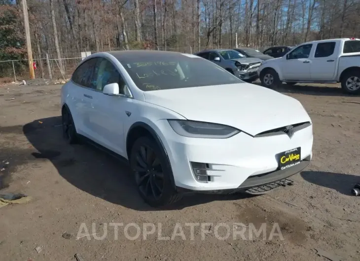 TESLA MODEL X 2016 vin 5YJXCAE27GF007884 from auto auction Iaai