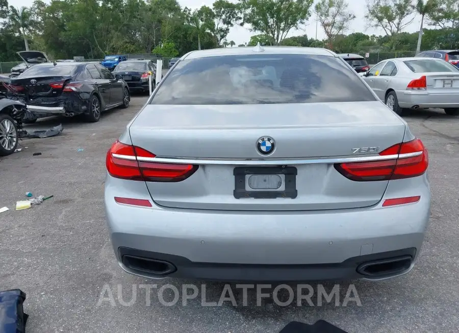 BMW 750I 2016 vin WBA7F0C50GGM20375 from auto auction Iaai