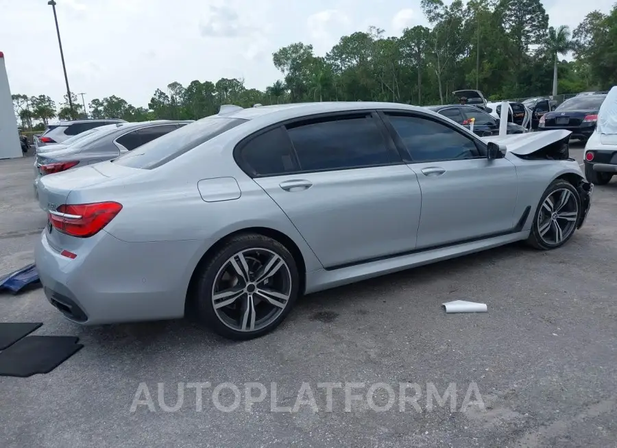 BMW 750I 2016 vin WBA7F0C50GGM20375 from auto auction Iaai