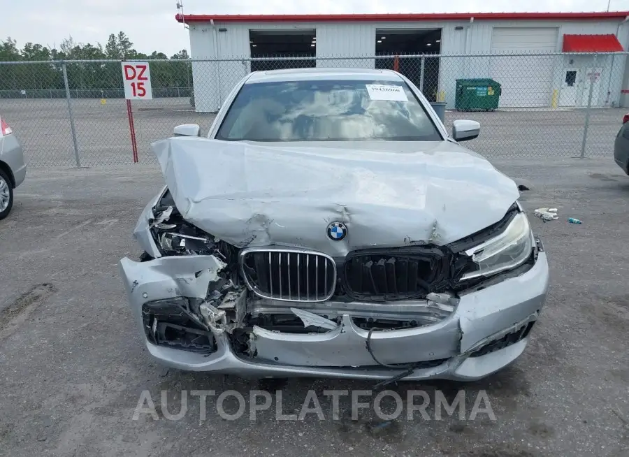 BMW 750I 2016 vin WBA7F0C50GGM20375 from auto auction Iaai