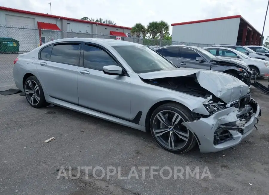 BMW 750I 2016 vin WBA7F0C50GGM20375 from auto auction Iaai