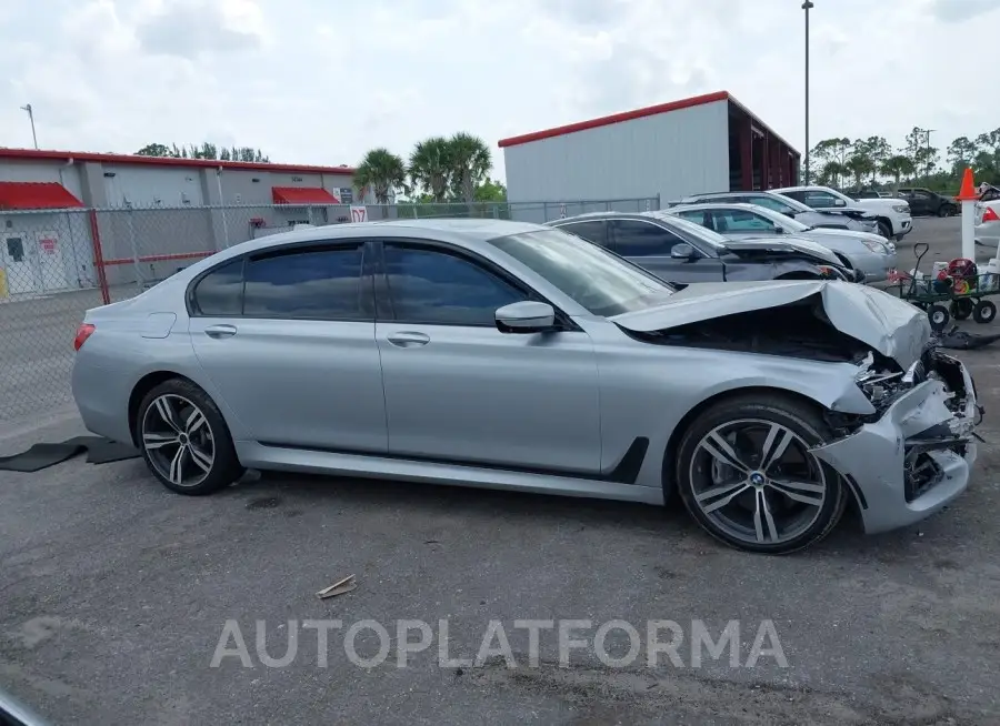 BMW 750I 2016 vin WBA7F0C50GGM20375 from auto auction Iaai