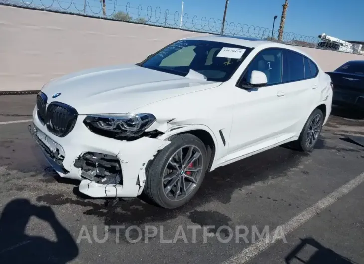 BMW X4 2021 vin 5UX2V5C00M9H55817 from auto auction Iaai