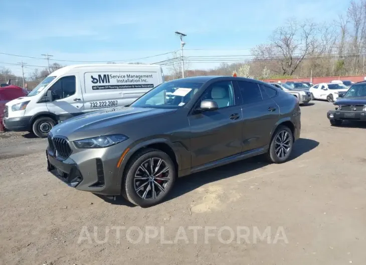 BMW X6 2024 vin 5UX33EX06R9U54235 from auto auction Iaai