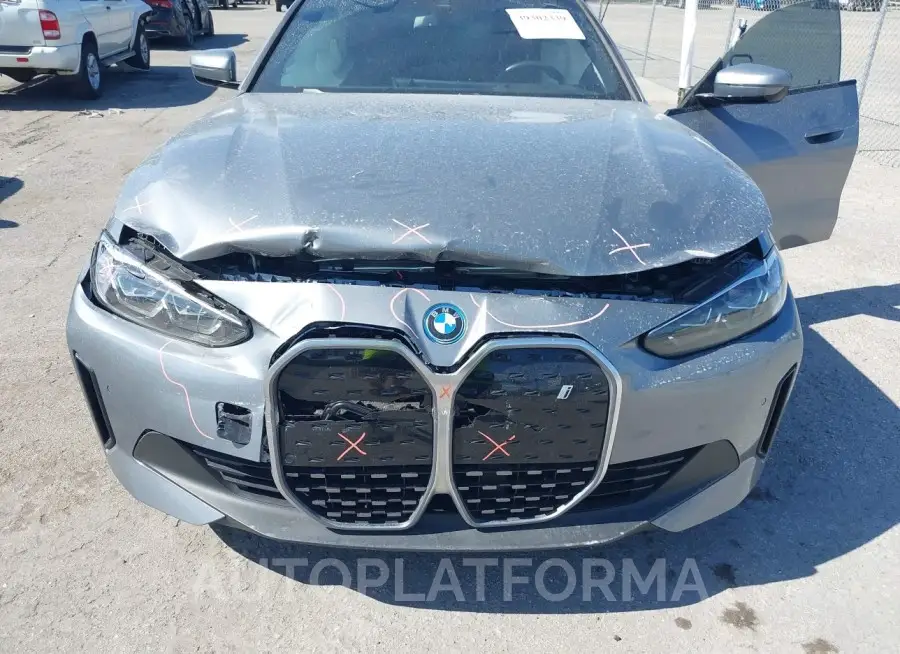 BMW I4 2023 vin WBY43AW03PFP76344 from auto auction Iaai