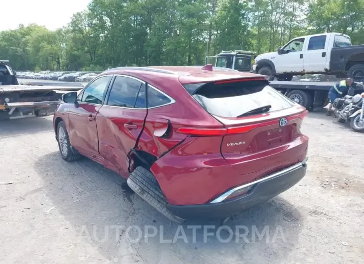 TOYOTA VENZA 2021 vin JTEAAAAH6MJ073395 from auto auction Iaai