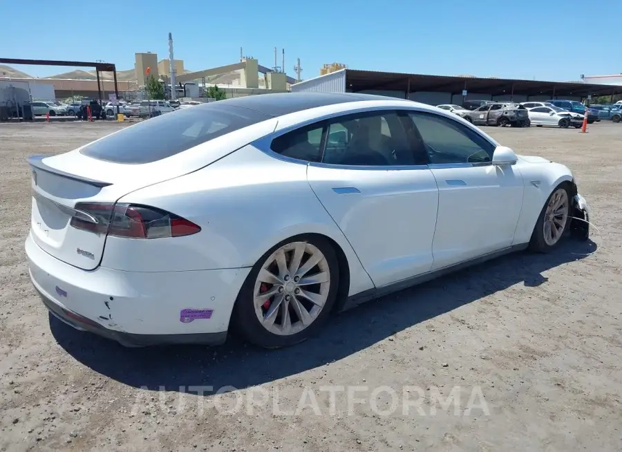 TESLA MODEL S 2015 vin 5YJSA1H22FFP73516 from auto auction Iaai