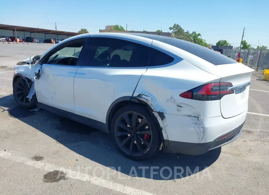 TESLA MODEL X 2016 vin 5YJXCAE48GF003103 from auto auction Iaai