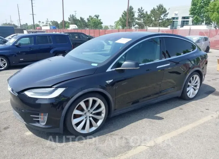 TESLA MODEL X 2016 vin 5YJXCBE27GF005526 from auto auction Iaai