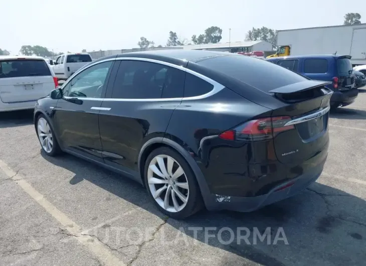 TESLA MODEL X 2016 vin 5YJXCBE27GF005526 from auto auction Iaai