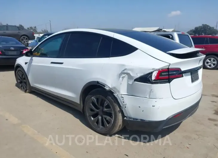 TESLA MODEL X 2022 vin 7SAXCAE58NF360080 from auto auction Iaai