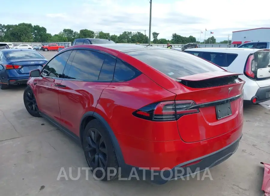 TESLA MODEL X 2022 vin 7SAXCBE69NF360121 from auto auction Iaai