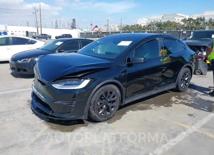 TESLA MODEL X 2022 vin 7SAXCBE6XNF350651 from auto auction Iaai