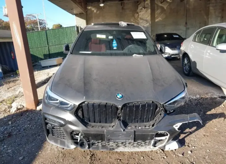 BMW X6 2022 vin 5UXCY6C01N9J52245 from auto auction Iaai