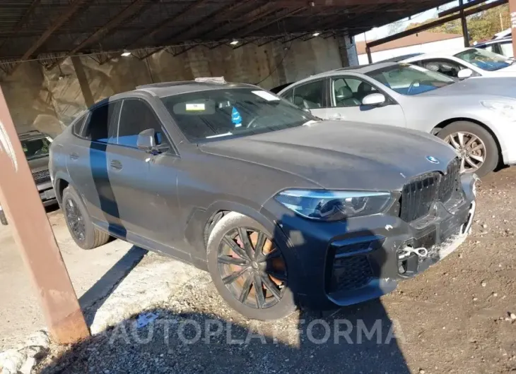 BMW X6 2022 vin 5UXCY6C01N9J52245 from auto auction Iaai