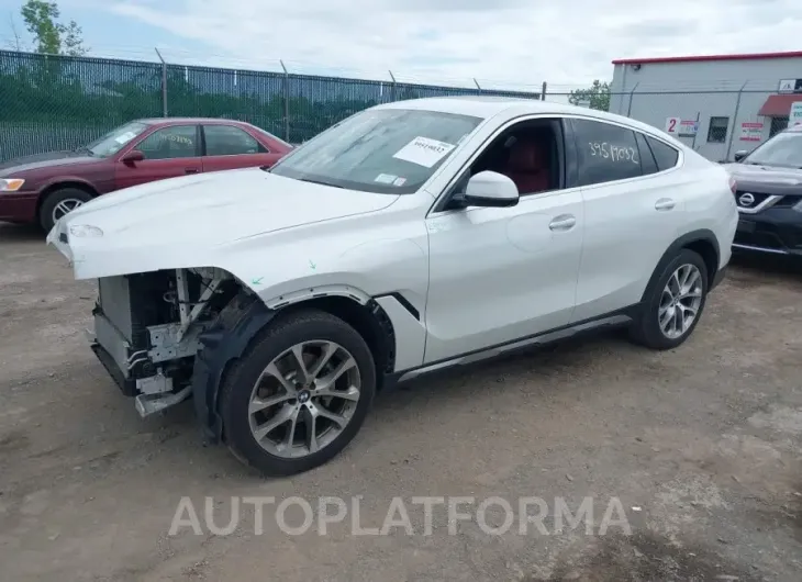 BMW X6 2020 vin 5UXCY6C06L9C52129 from auto auction Iaai