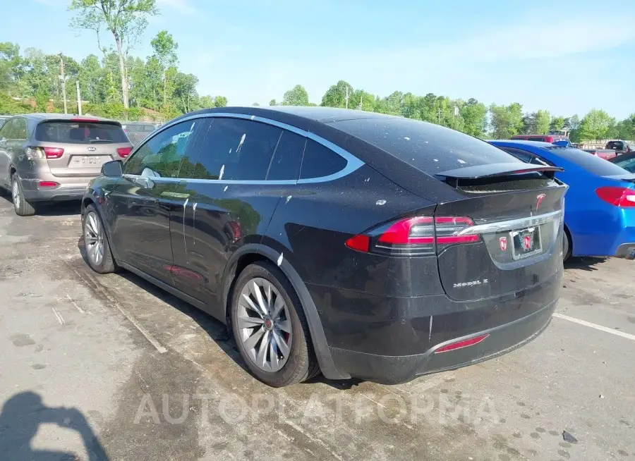 TESLA MODEL X 2016 vin 5YJXCBE2XGF015063 from auto auction Iaai