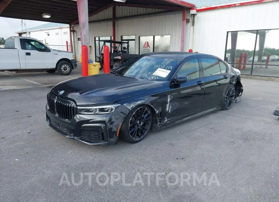 BMW 740I 2020 vin WBA7T2C02LGF96897 from auto auction Iaai