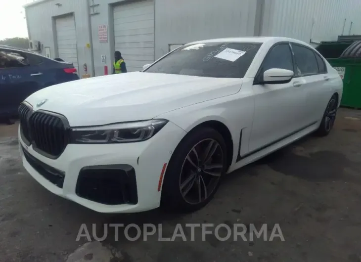 BMW 750I 2022 vin WBA7U2C03NCH40559 from auto auction Iaai