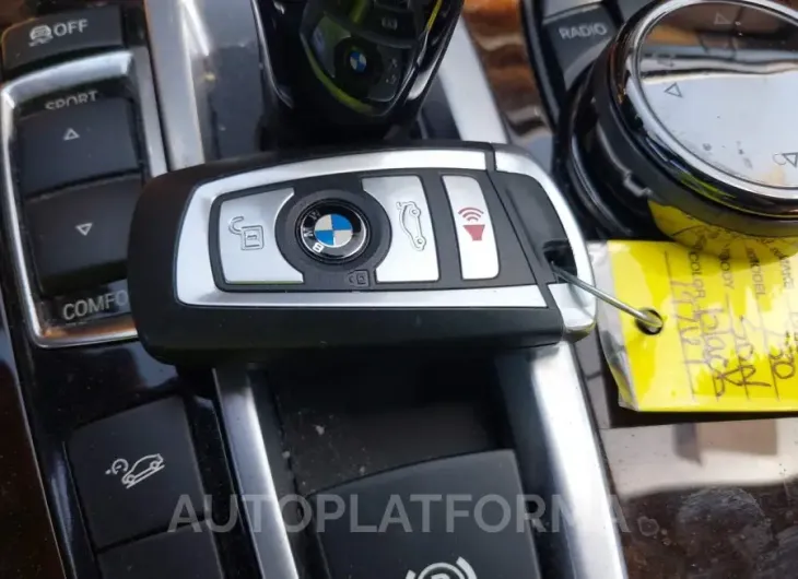 BMW 750I 2015 vin WBAYB6C51FD225324 from auto auction Iaai