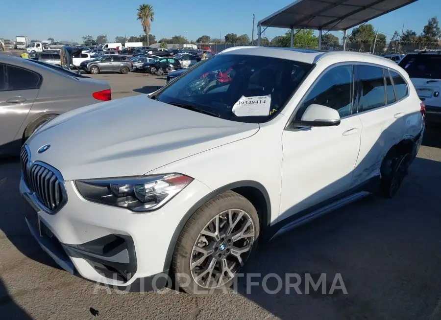 BMW X1 2021 vin WBXJG7C04M5S61566 from auto auction Iaai