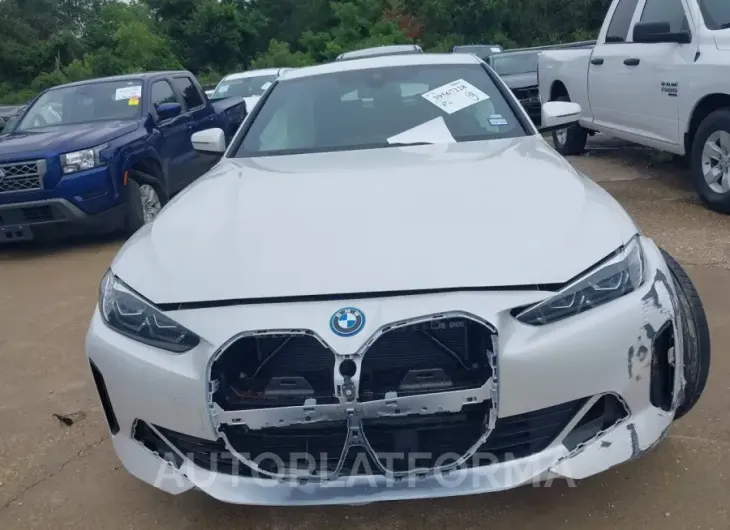 BMW I4 2024 vin WBY73AW06RFS03129 from auto auction Iaai