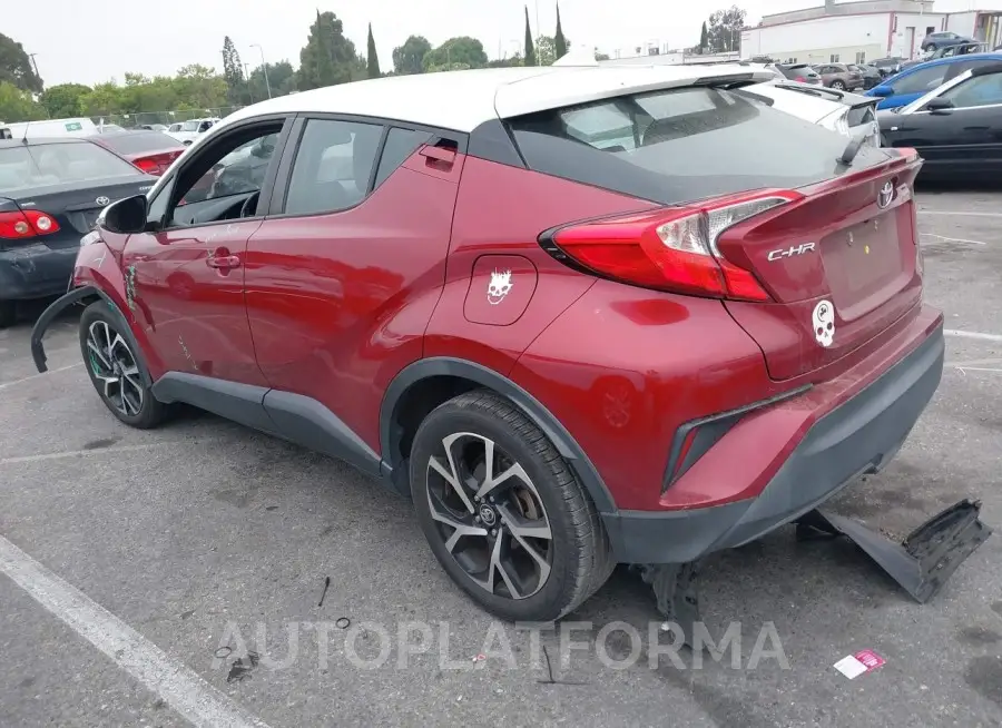 TOYOTA C-HR 2018 vin NMTKHMBX0JR020099 from auto auction Iaai